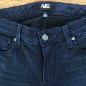 Paige Dark Denim Flare Jean (29)